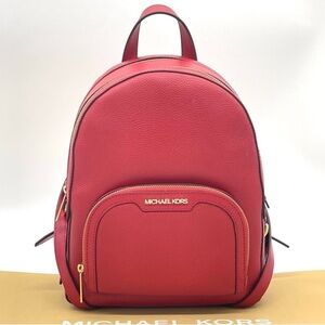 Michael Kors Medium Jaycee Backpack Red